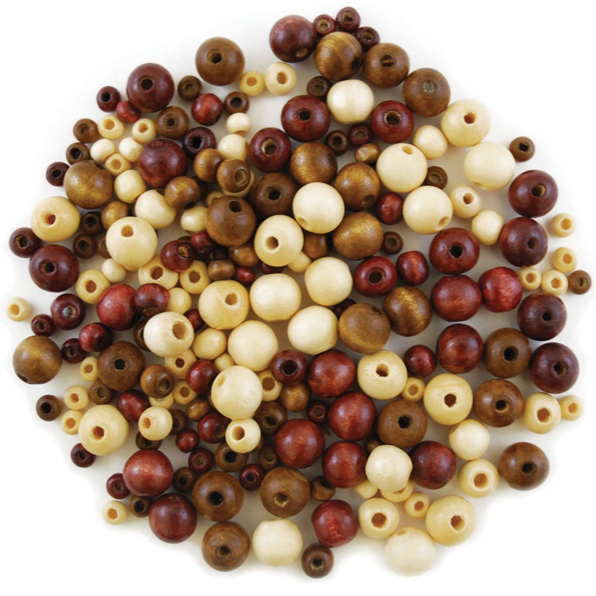 Large Mixed Wooden Craft Beads, Eco Art and Craft
