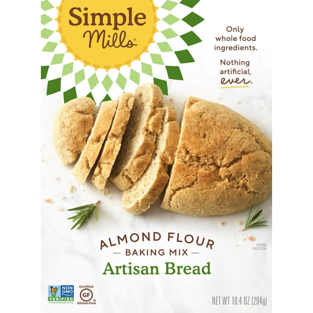 Simple Mills Gluten Free Artisan Bread Baking Mix, 10.4 oz Walmart