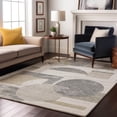 thumbnail image 7 of Addison Rugs Mayfield Premium Machine Washable Transitional Geometric Beige Rectangle Rug, 3' x 5', 7 of 7