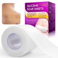 thumbnail image 1 of Advanced Silicone Scar Patch Transparent Strip Scar Removal Gel Tape For Acne Damage Burn Skin Repair, 1 of 1