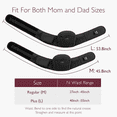 thumbnail image 6 of Momcozy Baby Hip Seat Carrier with Adjustable Waistband 3D Belly Protector EVA Massage Board M Size, 6 of 10