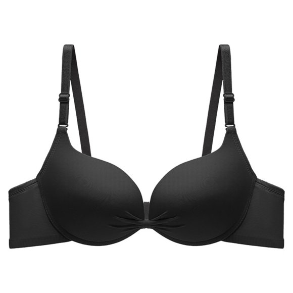 RKSTN Bras for Women Push Up Solid Color V Neck Halter Bras Adjustable Comfortable And Breathable Everyday Underwear Bras