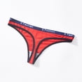 thumbnail image 3 of Gibobby Ropa Interior para Mujer Bragas de algodón cómodas para mujer Bragas sexy sin costuras Tanga de cintura(Rojo， M), 3 of 4