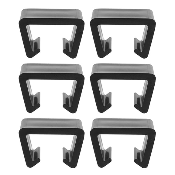 SWETRACE 6Pcs Durable Plastic Furniture Clamps for Outdoor Furniture and Sectional Couch 1.7x1.4x1.2in
