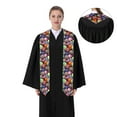 thumbnail image 4 of Haiem Easter Eggs1 Pattern Graduation Stole 2024 | Premium Satin Sash for Graduation Ceremony, 4 of 7