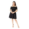thumbnail image 1 of Vestido corte A con hombros descubiertos BOCAROSA 175LO/Vestido/ hombros descubiertos, 1 of 3