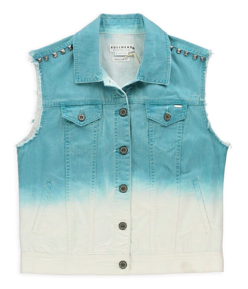 mens denim vest walmart