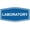 Blue, variant on Signs ByLITA Fancy Laboratory Sign - Laser-Engraved Lettering | Durable ABS Plastic | Vibrant Colors | Powerful Foam Tape Sign (Brushed Silver) - Small