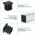 thumbnail image 3 of Furniture Finishing Square Plastic Plug Inserts, Outdoor Project Solutions with Easy Installation for Durable Shockproof Protection (20 PCS), 3 of 5