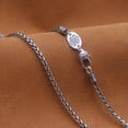 thumbnail image 3 of K-KED Real S925 Sterling Silver Chain Men Women 3mm Wheat Link Necklace 22inch /17-18g, 3 of 7
