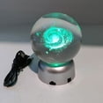 thumbnail image 2 of 4PCS LED Display Base Multicolor Changing Light Display Stand Powered by 3 AA Batteries for Crystals Glass Art - Mix Color, 2 of 8