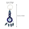 thumbnail image 2 of Raindrops Creative Evil Eye Key Chain Fashion Bag Hanging Decor Pendant Key Ring, 2 of 8