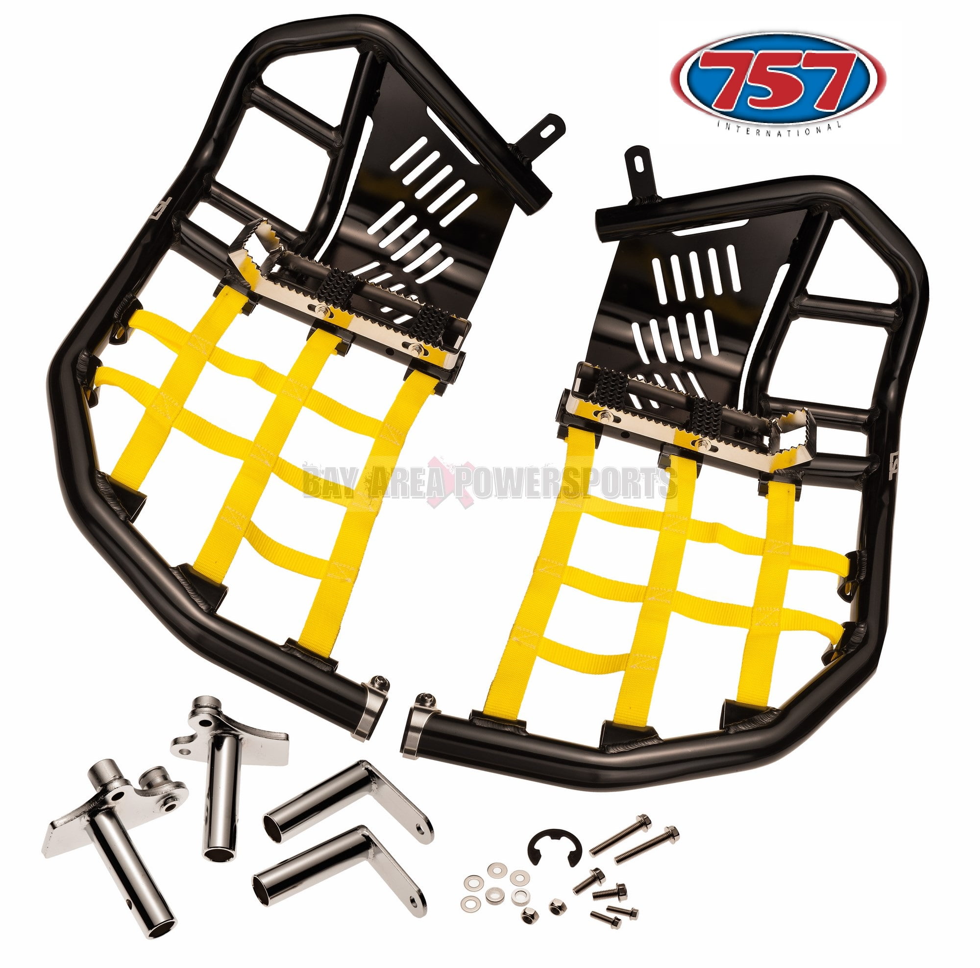 ATV, SidebySide & UTV Body & Frame Tusk Foot Peg Nerf Bars Aluminum