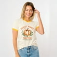 thumbnail image 5 of Harvest Market Pumpkins Local Organic - Women's Ringer Graphic T-Shirt, 5 of 9