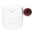 thumbnail image 1 of Taza de leche transparente, taza de café de cristal, taza creativa para beber con escala HOMEMAXS 13264721-MX, 1 of 6