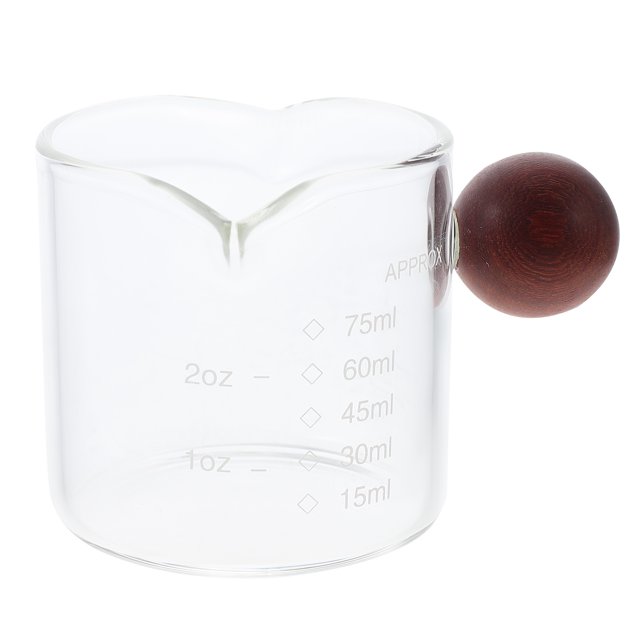 Taza de leche transparente, taza de café de cristal, taza creativa para beber con escala HOMEMAXS 13264721-MX