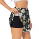 thumbnail image 1 of Balery Flowers Pantalones cortos deportivos para mujer con forro y dos bolsillos, elásticos, para entrenamiento, gimnasio, yoga-XX-Large, 1 of 7