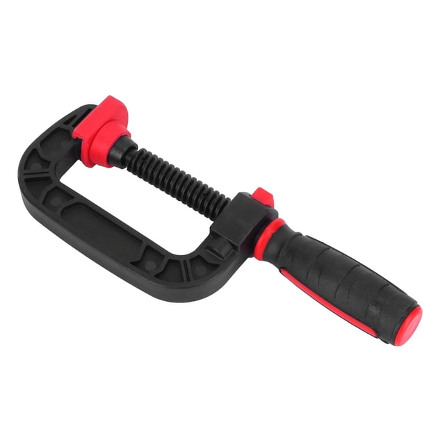 G Clamp, Hand Tool Woodworking Tool Plastic Material Woodworking Holding Clamp for Drawer for Photo Frame for Fish Tank 2in Opening 50mm,3in Opening 75mm