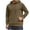 Army Green, variant on Turilly Men's Solid Color Corduroy Hoodie Men's Drawstring Hoodie Long Sleeved