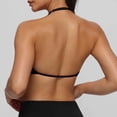 thumbnail image 5 of Naittoop Halter Sports Bras for Women Padded Strappy Yoga Bra Adjustable Open Back Workout Gym Bras Casual Crop Top, 5 of 5