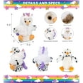 thumbnail image 2 of DolliBu White Owl Unicorn Plush Stuffed Animal Hand Puppet Toy - Super Soft Owlcorn Dress Up with Removable Plush Unicorn Outfit, Cute Fantasy Wildlife Gift - 9.5 Inches, 2 of 6