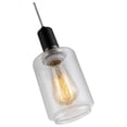 thumbnail image 3 of Woodbridge Lighting Blake 4.5" 3-Light Jar Cluster Pendant in Bronze/Clear Seedy, 3 of 4