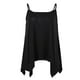 thumbnail image 2 of De Para Mujer Tops Con Tirantes Finos Camisetas Sin Mangas Cuello En V Plisado Camisola Negro 3XL Macarena tirante de espagueti sin mangas, 2 of 8