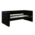 thumbnail image 3 of Bowery Hill Upholstered Black Daybed Rectangular Nailhead Trim 87.63" x 43" x 34.25" Unassembled, 3 of 8