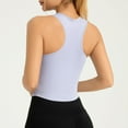 thumbnail image 5 of QATAINLAV Summer Workout Tank Tops for Women Gym Athletic Running Sports Yoga Vest Muscle Soft Cozy Sleeveless Shirts Light Blue S Birthday Gifts, 5 of 6