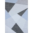 thumbnail image 2 of Rug Branch Eclipse Mid-Century Modern Indoor Area Rug, Blue Grey, Abstract - Living Room, Bedroom, Dining Room, and Office, 2 of 6