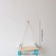 thumbnail image 3 of Decoración Nórdica Para Niños, Estante De Almacenamiento Con Borlas, Estante Para Colgar En La Pared, Juguetes De Madera, Modelo De Habitación Para Bebés Y Niños, Decoración Ártica Para El Hogar Noticed HA026156-02, 3 of 6