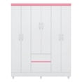 thumbnail image 2 of ROPERO 6 PUERTAS FLASH BLANCO/ROSA  SKAL LIVING, 2 of 11