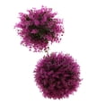 thumbnail image 1 of Bola de topiario artificial 2 Unids 19 Cm Y Artificial Topiary Planta Escultura Hogar Jardín Decoración De Césped, 1 of 7