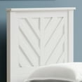 thumbnail image 2 of LaFerme Wood Panel Headboard in White -  Twin Size, 2 of 6