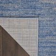 thumbnail image 2 of Nourison Essentials Indoor/Outdoor Blue/Grey 2'2" x 12' Area Rug, (2x12), 2 of 10