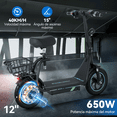 thumbnail image 2 of Scooter Eléctrico Honey Whale M5 PRO Color Negro HONEY WHALE Howeywhale M5 PRO Negro, 2 of 6