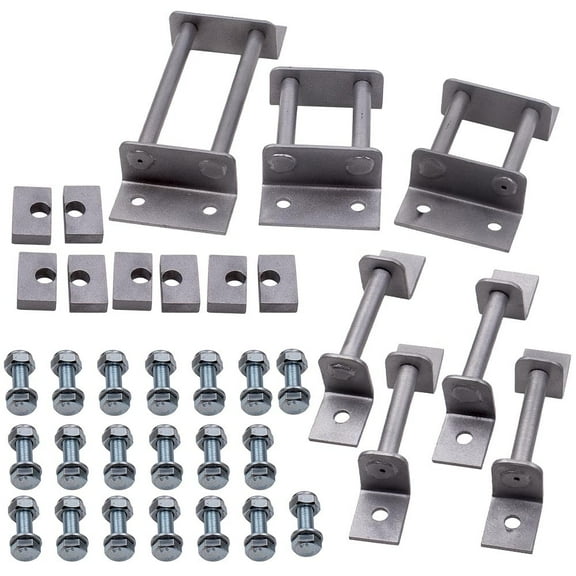 Maxpeedingrods 3rd Row Seat Brackets with Strikers & Bolts For Tahoe/ Yukon 2000-2014