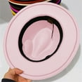 thumbnail image 4 of Kids Classic Wide Brim Fedora Hat Children Boys and Girls Felt Hat Jazz Hats Classic Wide Brim Panama Dress Hat, 4 of 6