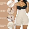 thumbnail image 4 of YIANNA Fajas Colombianas Shapewear for Women Postparto Postpartum Body Shaper Tummy Control Bodysuit Beige-Small, 4 of 7