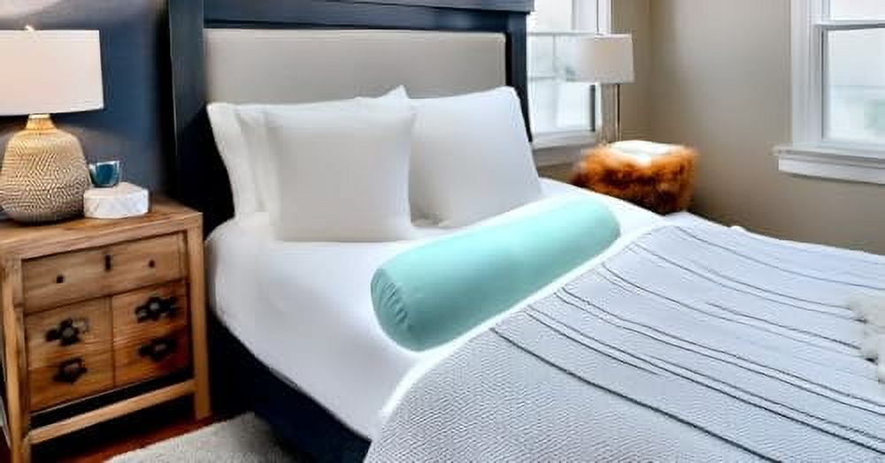 Microbead Body Pillow - Luxuriously Soft and Huggable with Removable Cover 30 X 8