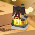 thumbnail image 6 of Honmine Christmas Village Sets Christmas Decoration, LED Lighted Christmas Village Houses Christmas Winter Snow Village Collectible Buildings Decorative Tabletop Decoration, 6 of 6