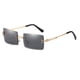 thumbnail image 5 of Gafas de sol sin marco, gafas de sol de tiro callejero, gafas de sol cuadradas recortadas, gafas pequeñas de moda, gafas de sol para PC, 5 of 5