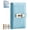 Blue, variant on 100 Transparent Pocket Currency Collectors Album, Lockable A6 Savings Binder with 3-Digit Code Lock – Double-Sided Sleeves for Banknotes, Bills & Vouchers