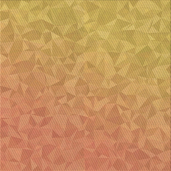 Ahgly Company Indoor Square Patterned Beer Orange Area Rugs, 4' Square