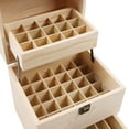 thumbnail image 5 of WUZSTAR 3 Layer Essential Oil Box Organizer Wood Essential Oil Storage Container Gift,59 Grid, 5 of 8