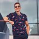 thumbnail image 4 of Balery Winter Sports Fun Pattern Camisa Polo de Hombre con Estampado, de Manga Corta y Tejido Medio, Camisa Tipo Golf Polo-3X-Large, 4 of 6