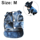 thumbnail image 2 of Chaqueta vaquera para perros, camiseta vaquera azul para cachorros, ropa para perros lavable a máquina, ropa cómoda y fresca, 2 of 6