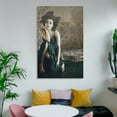 thumbnail image 6 of Helena Bonham Carter Poster Poster Cool Artworks Painting Wall Art Canvas Prints Hanging Picture Home Decor Posters Gift 12x18inch(30x45cm), 6 of 6