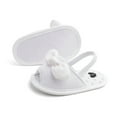 thumbnail image 2 of Infant Baby Girls Summer Bow Knot Sandals with Flower Soft Sole Newborn Toddler First Walker Crib Dress Non Slip Flats Beach Shoes (6-12 Months, White), 2 of 8
