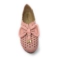 thumbnail image 2 of Victoria K Women's Diamond Cut Out With Embossed Bow Ballerina Flats, 2 of 5